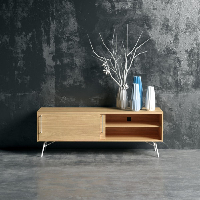 Ashburn (Balta furnitūra) televizoriaus staliukas Ashburn (Balta furnitūra) televizoriaus staliukas